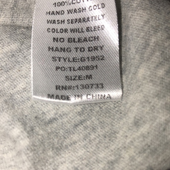 Umgee size medium grey boho cozy top - Picture 4 of 4